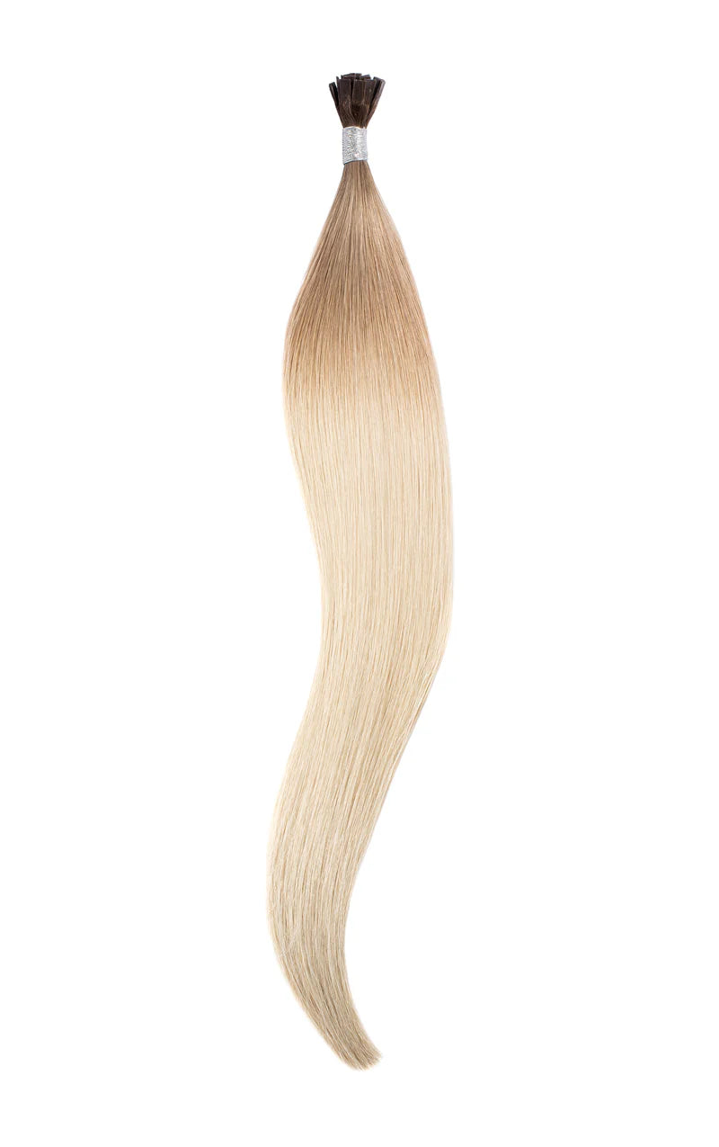 Perlino Golden Hour Picnic #12 Signature K-tip hair extensions — shade swatch
