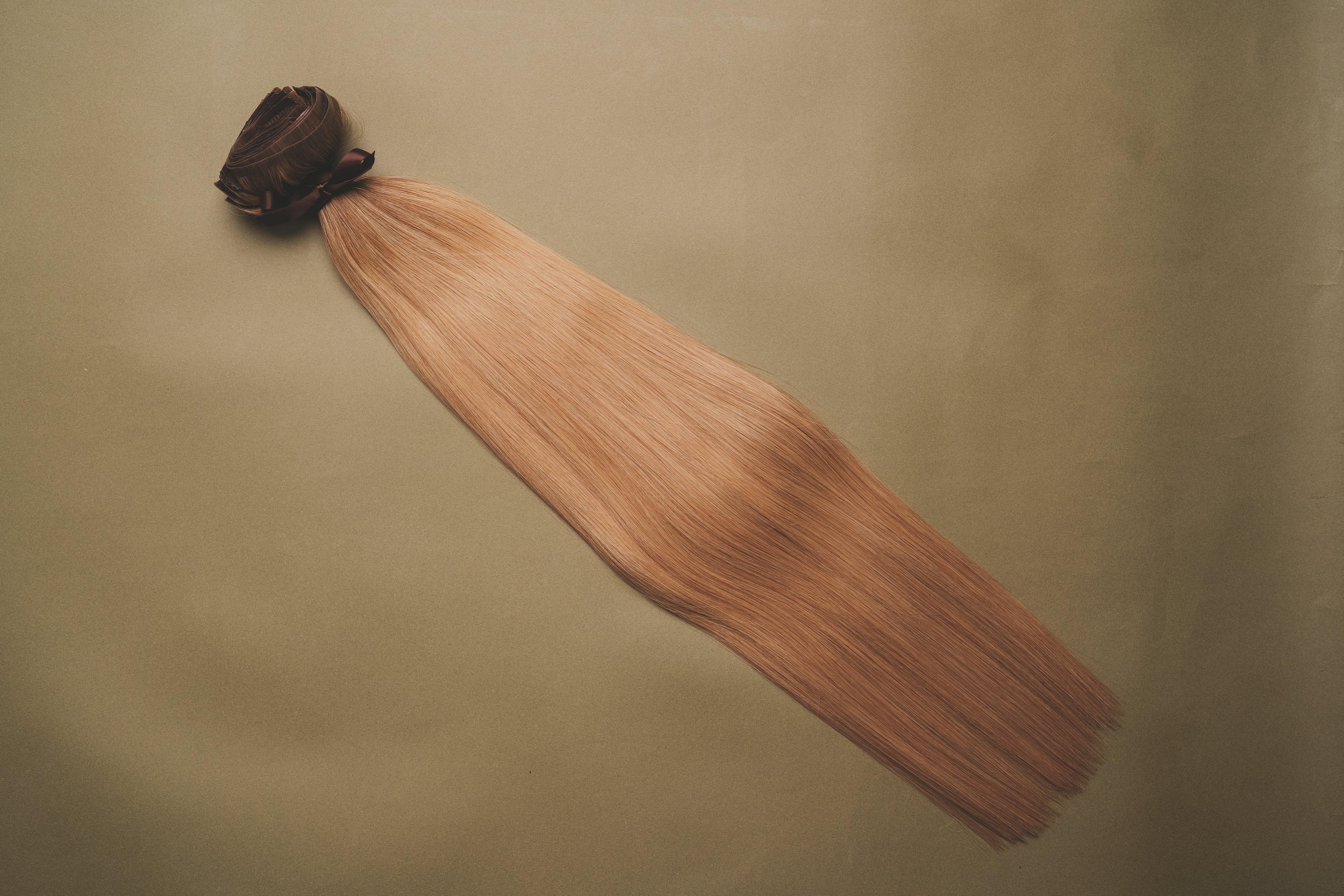 Rooted Honey Blonde (#3q/27 ombre) - Slavic Clip-In Extensions