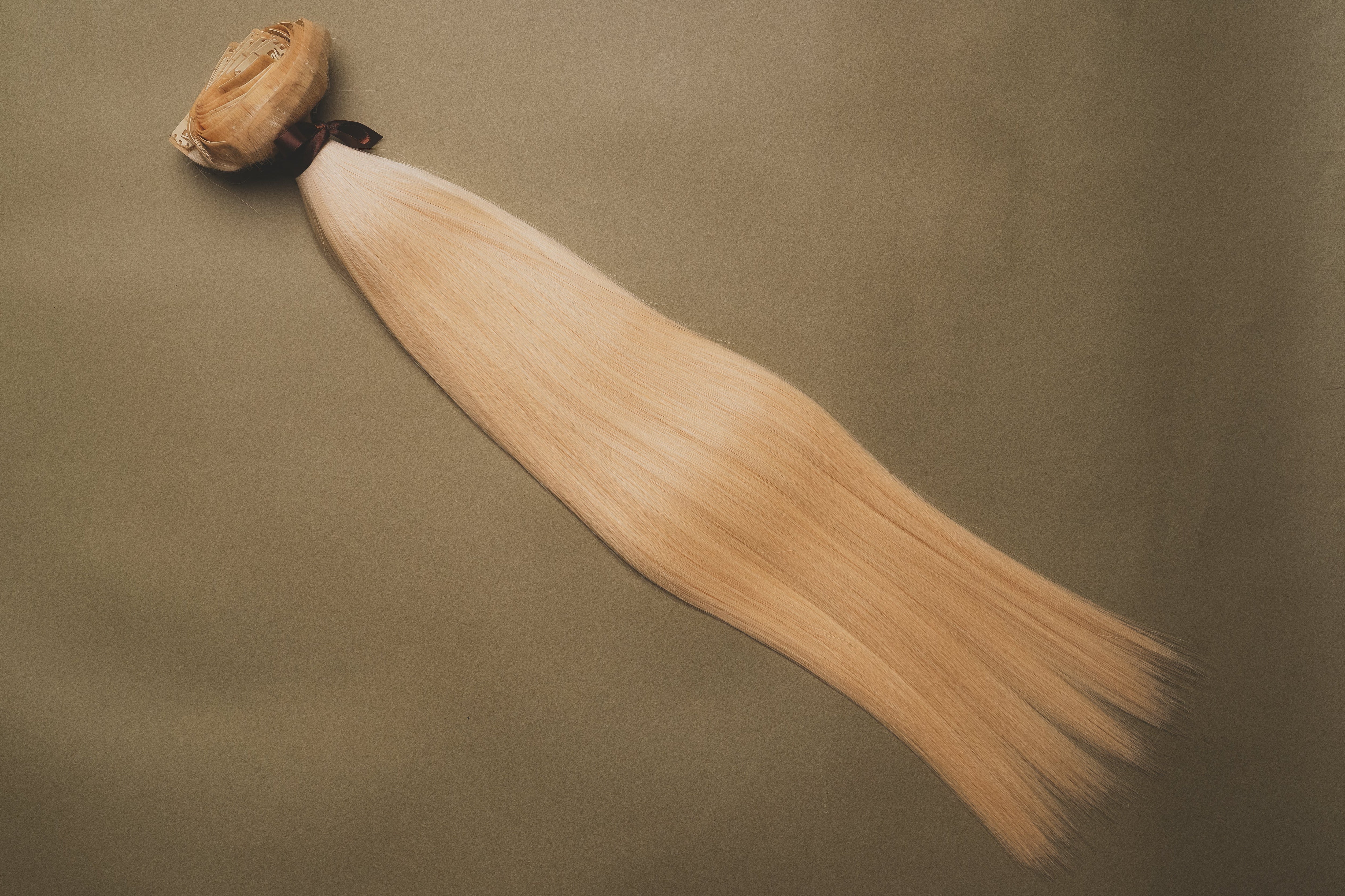Warm Platinum (#60c) - Slavic Clip-In Extensions