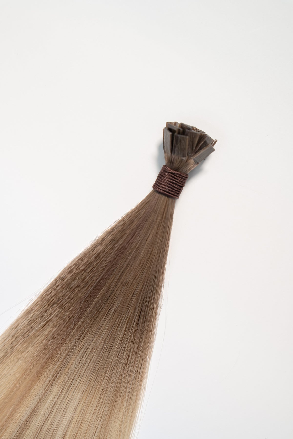 Perlino (#13) Earthy Elegance Blonde Signature K-Tip hair extensions