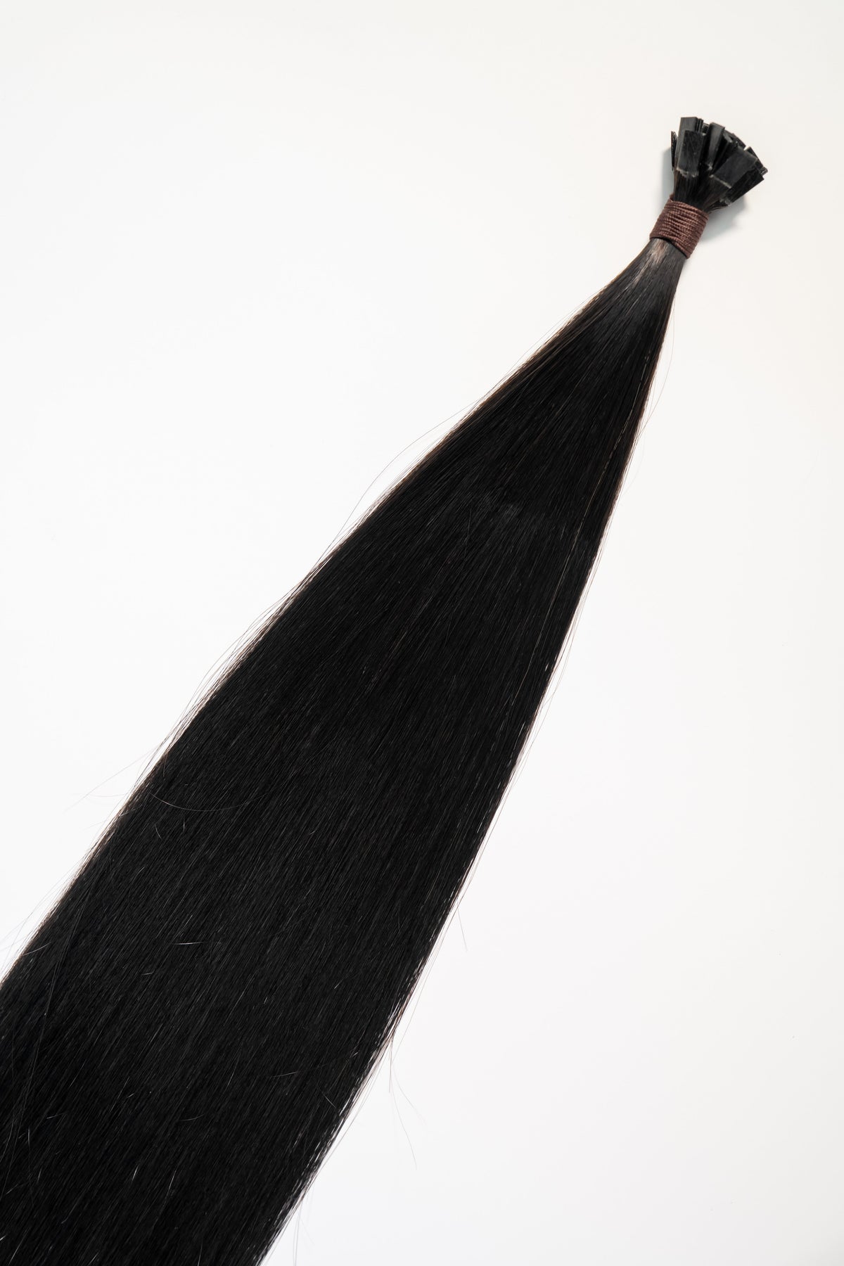 Perlino (#2) Velvety Woodsy Brown Signature K-Tip hair extensions