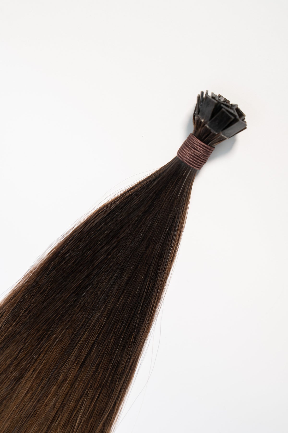 Perlino (#5) Warm Suede Boots Signature K-Tip hair extensions