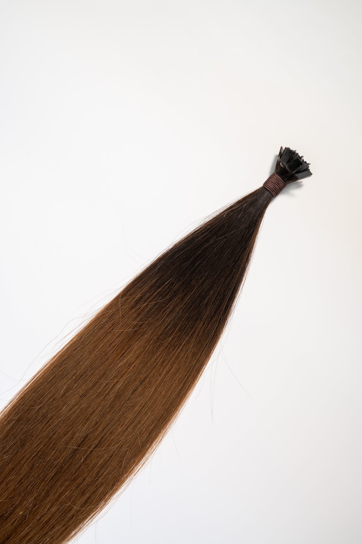 Perlino (#6a) Coffee Kissed Signature K-Tip hair extensions