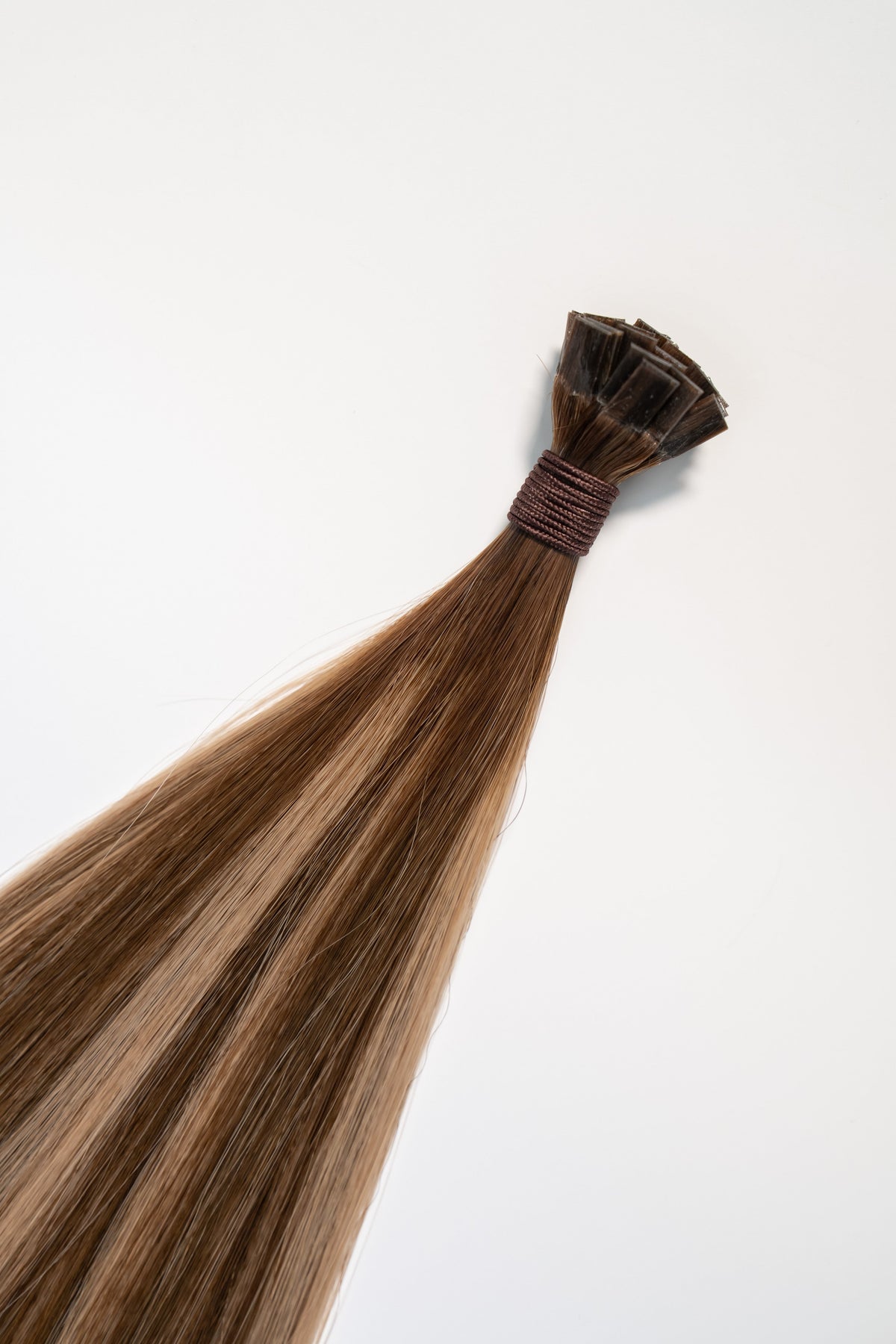 Perlino (#8/9) Tea Cakes Signature K-Tip hair extensions