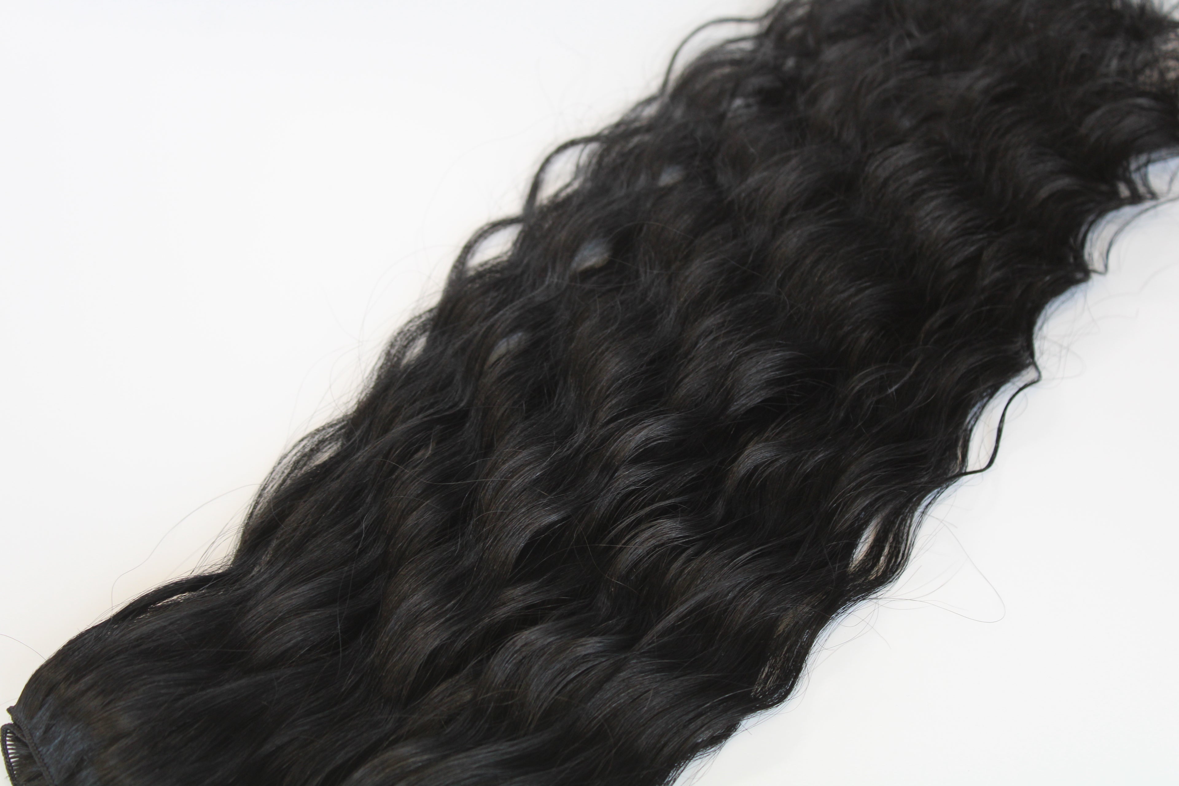 Beach Wave Hand Tied-Weft - 1N (Neutral Black)